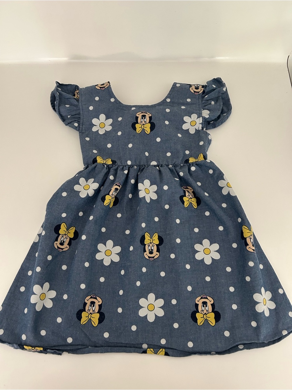 Disney Minnie Daisy Print Casual Dress - Size 4T